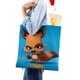 thumbnail image 4 of Zoo Battle Arena Bolso de tela con estampado de lienzo para mujer, bolsa de compras reutilizable y estética, con cremallera interior, regalo para mujer,40*40cm., 4 of 6