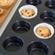 thumbnail image 2 of Molde para magdalenas, molde de silicona para 12 magdalenas, revestimiento antiadherente, magdalenas, brownie, pudín, muffin, latta, molde para muffins, molde para hornear, negro, 2 of 5