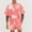 Pink#07, variant on Handshe Men's Summer Tie - Dye Print 2 - Piece Sport & Leisure Set