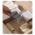 thumbnail image 2 of Bandeja organizadora de cajones de cocina expandible ajustable de plástico para almacenar cubiertos, cucharas, utensilios de cocina, transparente, 2 of 4