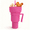 Rose red, variant on 40oz 2-in-1 Popcorn and Drink Cup – Reusable BPA-Free PP Plastic, Leak-Proof Family Snack Container for Movies, Parties & Travel