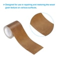 thumbnail image 3 of Uxcell 2Pcs Leather Repair Tape 2.2"x15' Self Adhesive Realistic Leather Patch Yellow, 3 of 4
