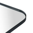 thumbnail image 4 of Contemporary Farmhouse 30x40" Black Bathroom Vanity Wall Mirror Metal Rectangular Framed, 4 of 6