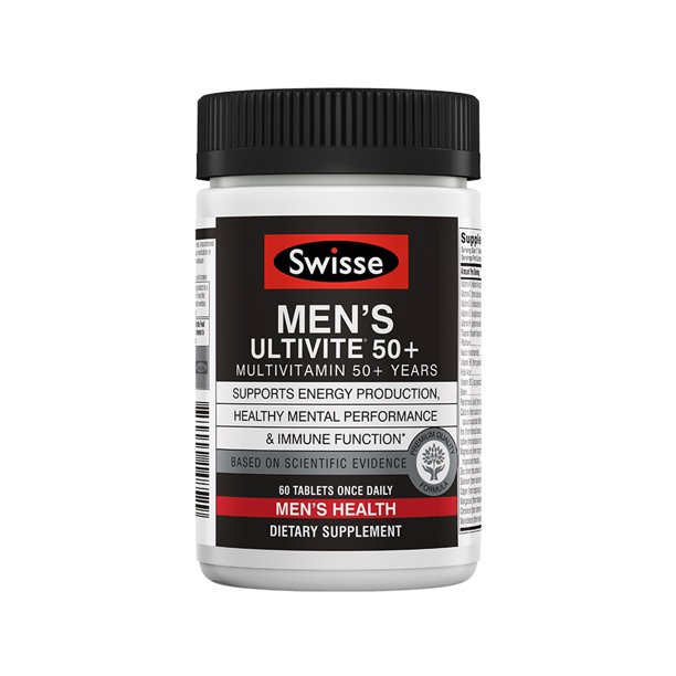 Swisse Premium Ultivite Daily Multivitamin for Men 50 Plus