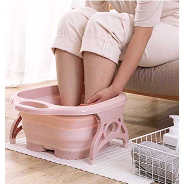 Foot Bath - Collapsible Foot Spa with Foot Massager ...