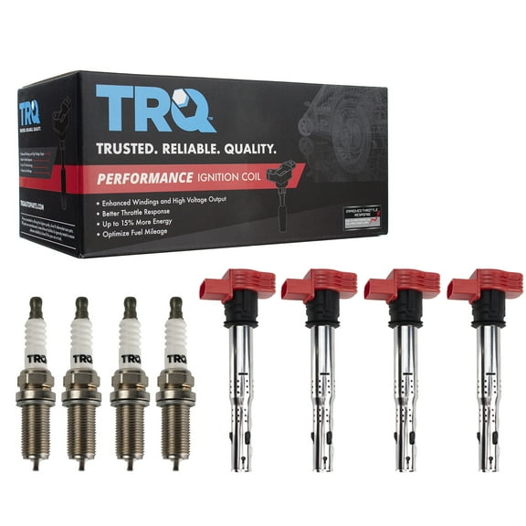 TRQ Performance Ignition Coils & Spark Plugs Fits 05-18 Audi 06-17 Volkswagen TKA05816 Fits select: 2009-2017 VOLKSWAGEN TIGUAN, 2011-2017 AUDI Q5