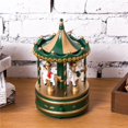 thumbnail image 2 of Carousel Horse Music Box Toy Clockwork Toy para La Decoración de Escritorio de en hogar de Navidad, Hugo Juguete de la caja de música, 2 of 8
