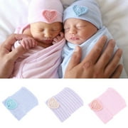 Nouveau-né bébé fille garçon enfant en bas âge confortable Bowknot hôpital casquette doux bonnet chapeau