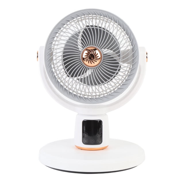 Ventilador de Piso, USB Recargable Potente de Viento Oscilante Ventilador de Pie Altura Ajustable de 12h Temporalidad para el Hogar para El Dormitorio