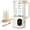 White, variant on 8 in1 Automatic Nut Milk Maker, 40oz Soybean Milk Machine, Homemade Almond, Oat, Soy, Plant-Based Milk and Non Dairy Beverages, 12 Hours Timer/Room Temp/Auto-Clean/Keep Warm/Boil/Low-Noise