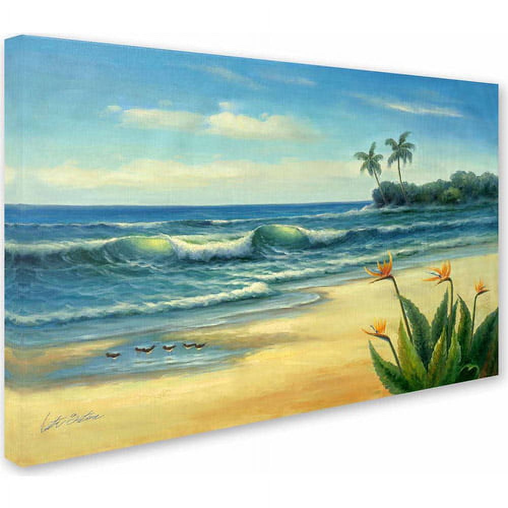 Trademark Fine Art "Paradise" Canvas Art by Victor Giton