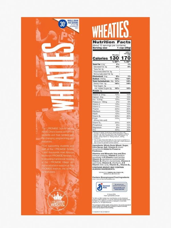 Lebron james wheaties walmart Clearance
