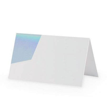 Iridescent Place Cards, 20ct, Great for Weddings