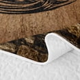 thumbnail image 5 of Erosebridal Vintage Bass Fish Twin Quilt Set,Pine Tree Silhouette Twin Coverlet Set For Boys,2-Piece, 5 of 7