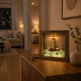 thumbnail image 5 of Coastal Lighthouse Sea Glass Shadow Box Night Light,Beach Sea Decor Ambient Lamp,Handmade Seascape Art Frame Decorative Warm Glow Bedroom Living Room Shelf Entryway Gift, 5 of 6