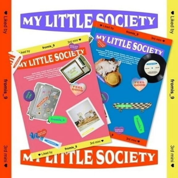 Fromis 9 - My Little Society (Random Cover) (incl. 72pg Photobook, Mini Card, 2pc Photocard Sticker) - Music & Performance - CD