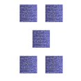 thumbnail image 2 of Matsuzay Cinta de diamantes de imitación de cristal Accesorios de ropa Pegatina Conveniente de la hoja de decoración actual con apariencia de brillo azul oscuro 8 pegamento termofusible 5piezas Matsuzay CBP223874, 2 of 5