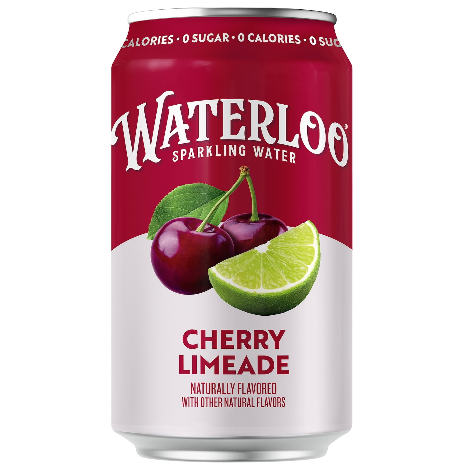 Waterloo Sparkling Water, Cherry Limeade, 12 fl oz, 8 Pack Cans