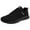 Black, variant on Mostsola Sneakers Lace up Mens Tennis Shoes Fashion Black Athletic Shoes Mesh Soft Sole Walking Shoe