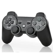 RetroFam Wireless Controller compatible for Playstation PS3 Console, Black