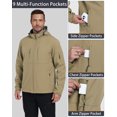thumbnail image 5 of Zoofly Men's Waterproof Fleece Lined Softshell Jackets, 5 of 6