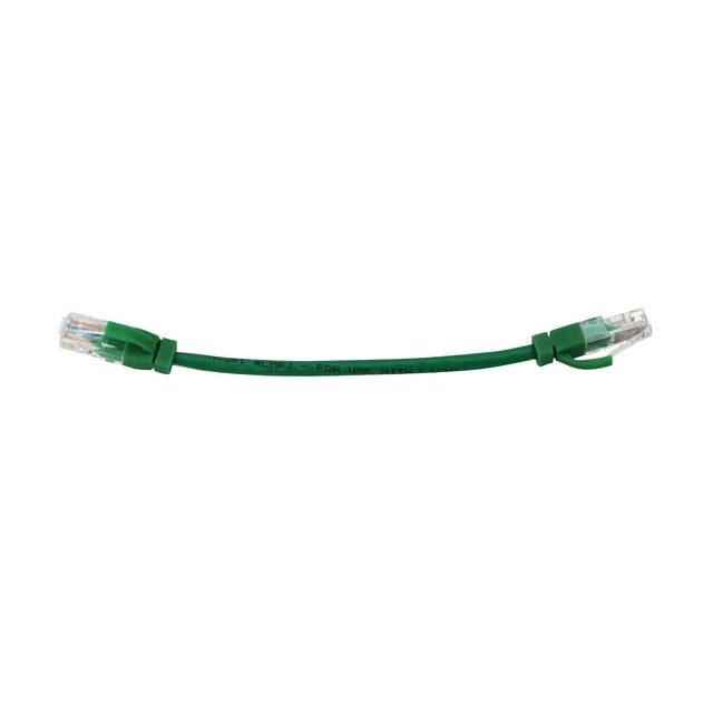 Wattstopper LMRJ-01 RJ-45 Pre-Term Cable DLM Device 6" Non-Plenum Rated Cable Green