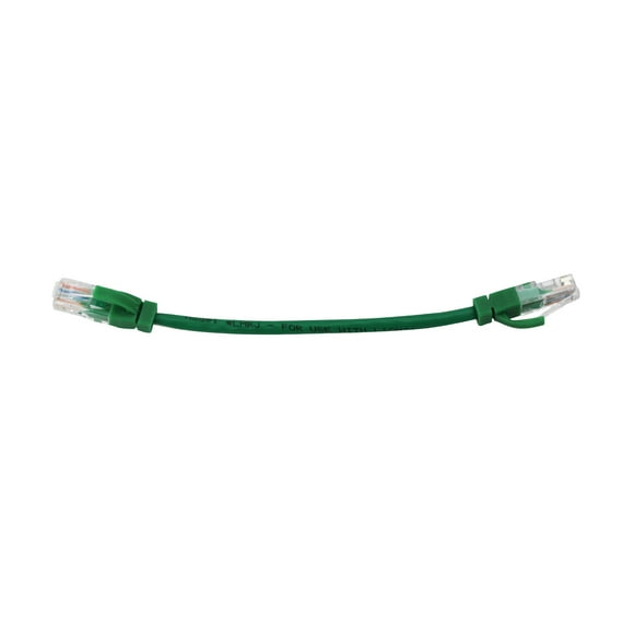 Wattstopper LMRJ-01 RJ-45 Pre-Term Cable DLM Device 6" Non-Plenum Rated Cable Green