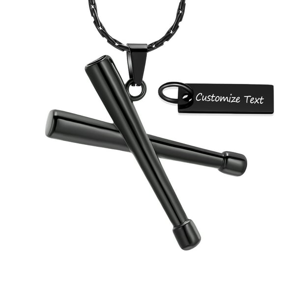 Women Men Drumstick Pendent for Ashes and Chain Cremation Jewelry for Ashes Urn Necklace Lockets for Human Ashes Holder