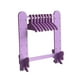 thumbnail image 5 of Soporte para pendientes de acrílico, organizador colgante para estante de joyería Violeta oscuro, 5 of 9