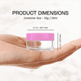 thumbnail image 4 of Beauticom 48 Pieces High Quality 20G/20ML Clear Round Acrylic Cosmetic Product Sample Travel Jars with Flat Top Lids (Pink), 4 of 5
