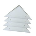 thumbnail image 4 of TTETTZ 4 Pieces Foosball Table Corner Ramps Guards Pool Table Side Corner Protector white, 4 of 9