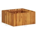 thumbnail image 2 of vidaXL Garden Raised Bed 19.6"x19.6"x9.8" Solid Acacia Wood, 2 of 4