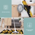 thumbnail image 6 of Black Yellow Sunflower Pattern Kitchen Rugs Sets Of 3,Kitchen Runner Rugs Non Skid Washable,Decorative Kitchen Floor Mats for Kitchen,Sink,Laundry,17"x30"+ 17"x47" + 17"x59", 6 of 6