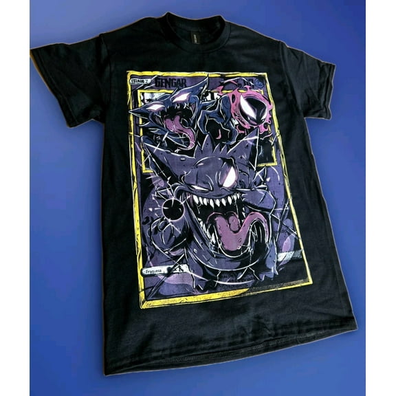 Reprint Rare Gengar Evolution T-shirt