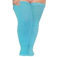 thumbnail image 2 of Plus Size Over Knee Socks for Women Extra Long Thick Cotton Thigh High, 2 of 7