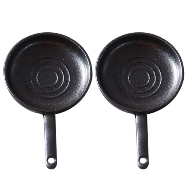 GOOHOCHY 2 sets Metal Modelo de utensilios de cocina Modelo de muñecas Accesorios de cocina Mini Juguetes de cocina