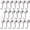 Silver, variant on FINDMAG 20 Pack Magnetic Hooks Heavy Duty 30LBS Neodymium Magnet Hooks, Strong Swivel Swing Magnetic Hooks for Hanging, Magnet with Hooks for Kitchen, Office, Garage, Warehouse