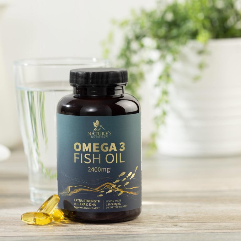 Omega-3 Fish Oil EPA DHA Triple Strength Softgels, Vitamins & Supplements