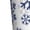 White, variant on Gukieu Dark Blue Snowflakes Print Men's Home Trousers, Elastic Drawstring Home Pajamas Clothing Suitable for Adult Men-Small