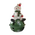 thumbnail image 3 of Campana de hierro Macarena decoración navideña Figura de resina Muñeco de nieve, 3 of 8