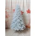 thumbnail image 3 of Árbol de Navidad de color preiluminado LED, decoración del hogar iluminada colorida, árbol de Navidad mixto de PVC blanco, novedad, 3 of 3