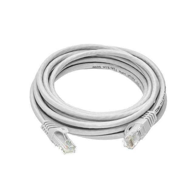 Cables Direct Online Cable de conexión Ethernet de red Cat5e de 1,5 pies, cable de Internet de 350 MHz, compatible con PC, portátil, módem, enrutador, televisores, cable de impresora, consolas para el