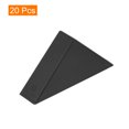 thumbnail image 3 of Uxcell Lot de 20 Protecteurs d'Angle 10x50mm Plastique Coussin d'Angle Droit, Noir, 3 of 6