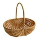 thumbnail image 2 of Cesta Tejida Multiusos para Decoración, Cesta Grande Tejida para Frutas de Picnic, 2 of 3