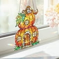 thumbnail image 4 of ViciArt Hologram Acrylic Pumpkin House Window Hanging – Fall Halloween Decor, Autumn Window Ornament, 4 of 4