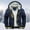 Dark Blue, variant on SBYOJLPB Outwear Mens Hoodie Winter Warm Villus Zipper Sweater Jacket Outwear Coat
