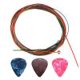 thumbnail image 1 of Cuerdas de guitarra 9 unids/set cuerdas de guitarra coloridas con púas púa para guitarra acústica popular JShteea El nuevo, 1 of 8