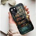 thumbnail image 5 of Vintage Bookshelf Design Chic Phone Case for Book lovers & Fashionistas - Durable Slim Fit with Hard Shell Protection, Compatible with iPhone 11/12/13/14/15/16 (Pro Max/Plus), 5 of 9