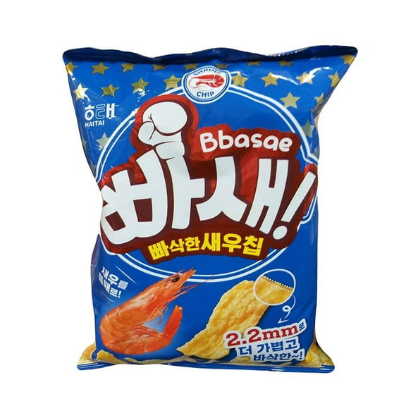 Haitai - Ppahseh Shrimp Flavored Snack, 4.23 Ounces, (1 Bag)