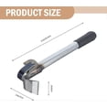 thumbnail image 2 of Bark Spud Debarking Bark Scraper Stainless Steel Pry Bar Debarking Hand Tool Tool Log Peeler (1pc) Banmo, 2 of 5